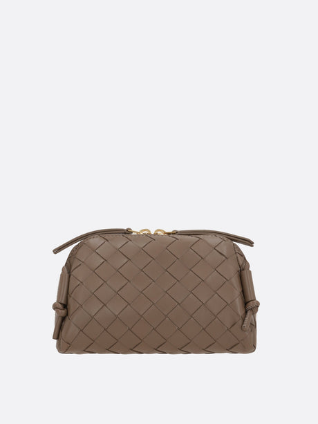 Concert Intrecciato Leather Crossbody Bag-Bottega Veneta-JOHN JULIA