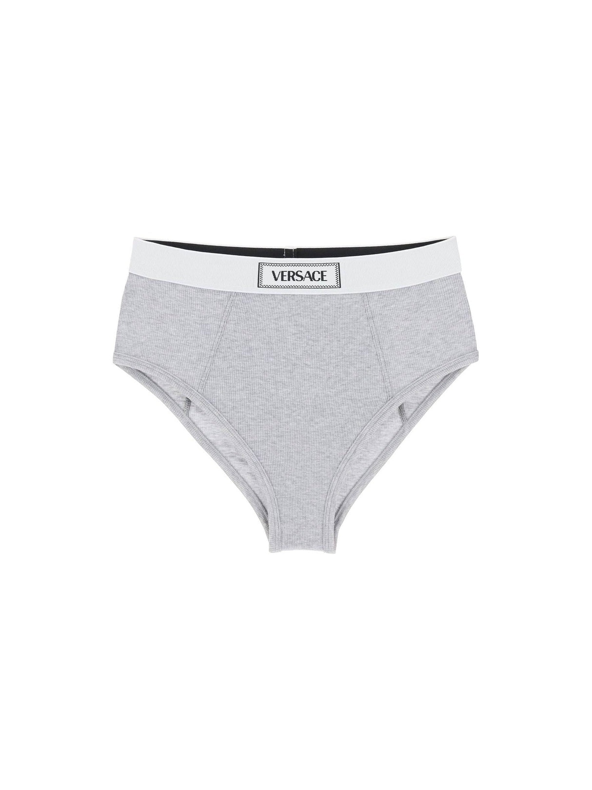 '90s Logo Ribbed High-Waisted Briefs