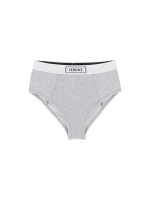 ’90s Logo Ribbed High-Waisted Briefs - 000 - Women > Clothing > Lingerie and nightwear > Slips