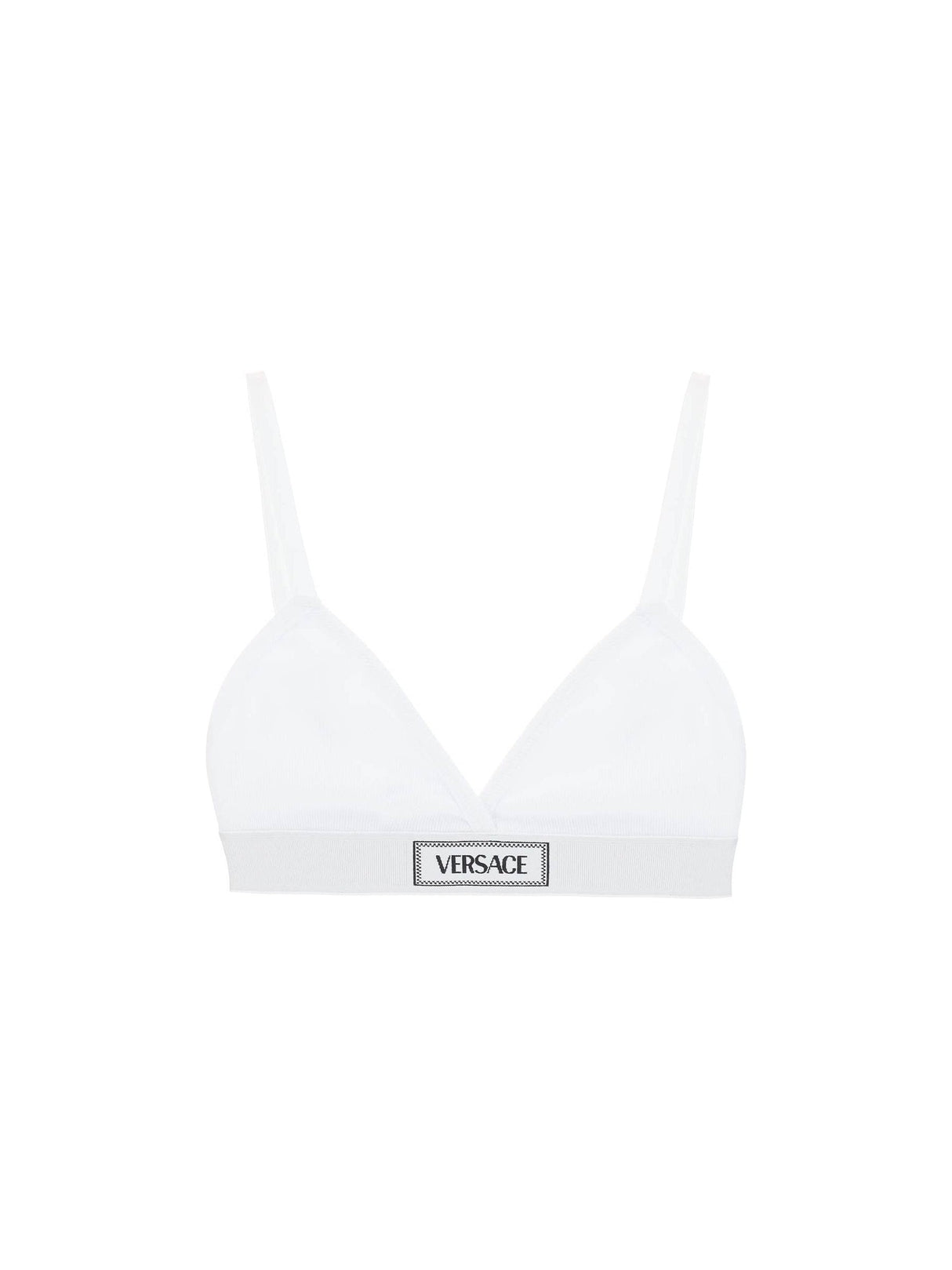 ’90s Logo Ribbed Triangle Bralette - 000 - Women > Clothing > Lingerie and nightwear > Bras