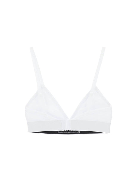 '90s Logo Ribbed Triangle Bralette