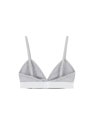 '90s Logo Ribbed Triangle Bralette