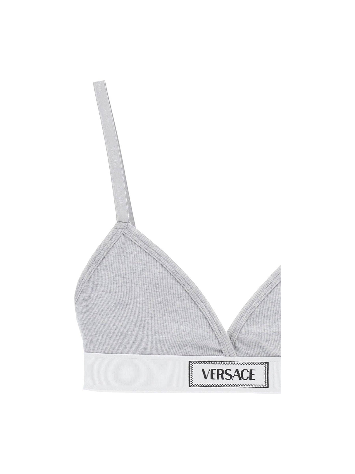 ’90s Logo Ribbed Triangle Bralette - Women > Clothing > Lingerie and nightwear > Bras