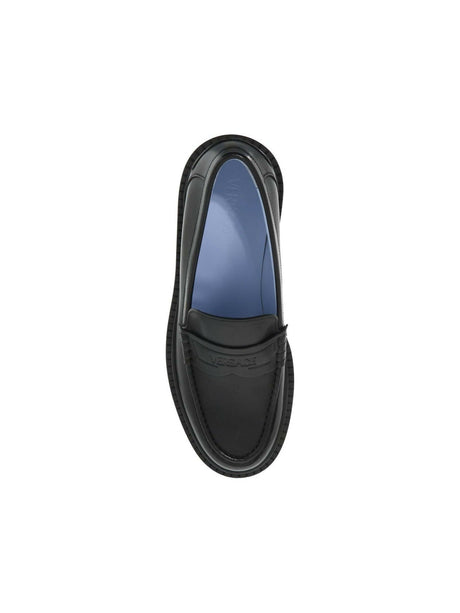 Adriano Leather Penny Loafer.