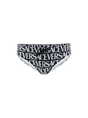 Versace Allover Print Swim Briefs