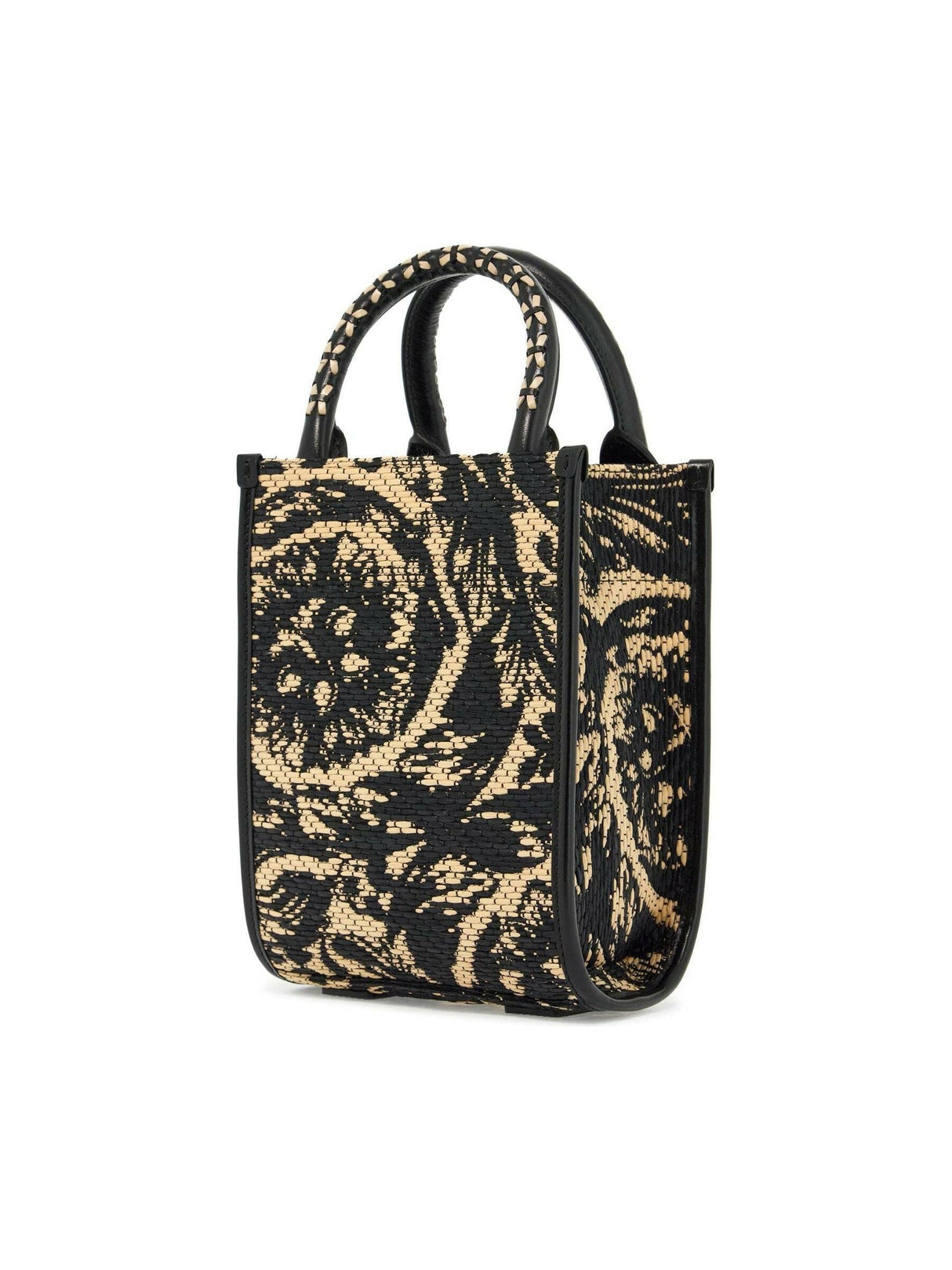 Barocco Athena Raffia Mini Bag.