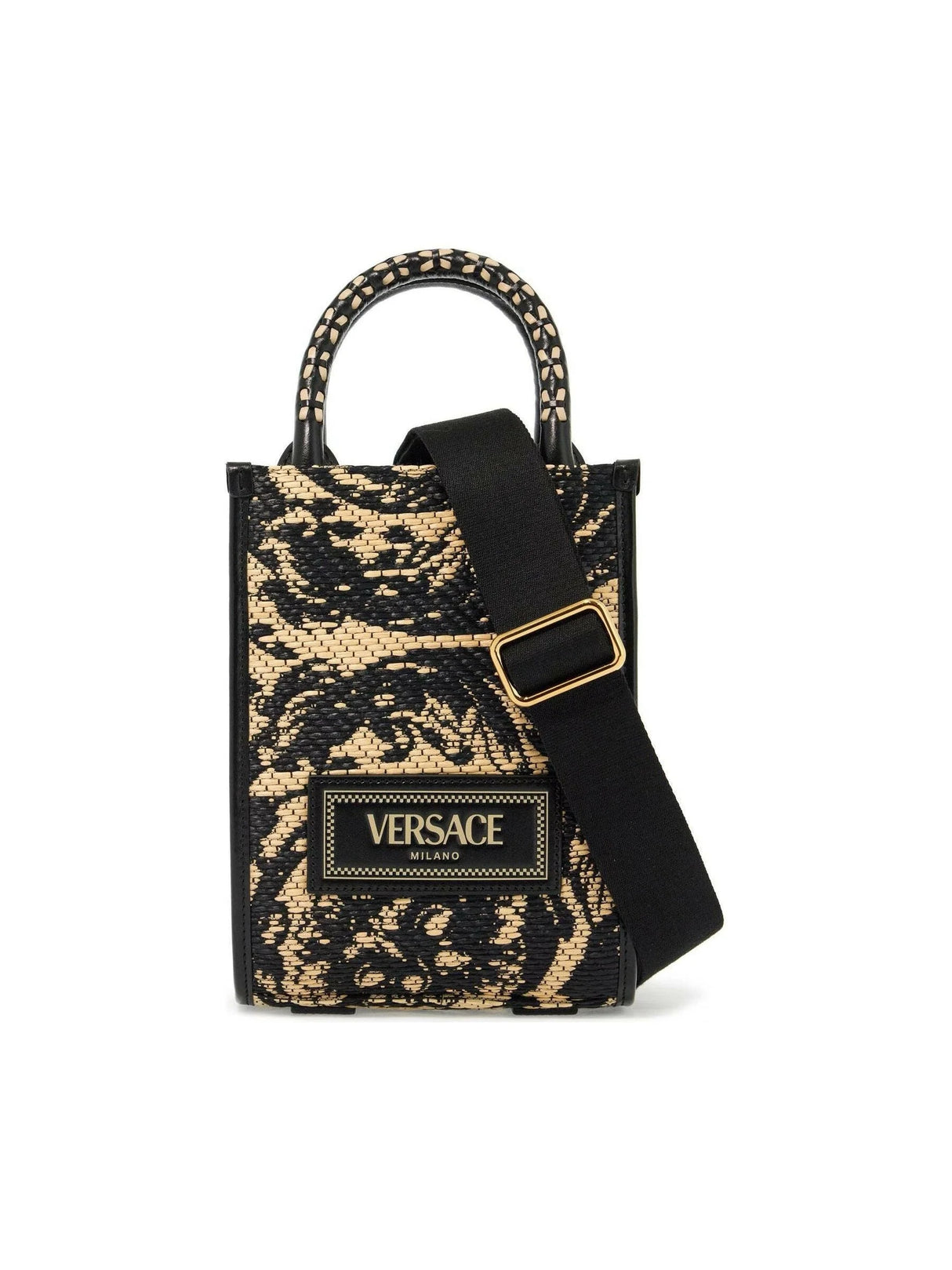 Barocco Athena Raffia Mini Bag.