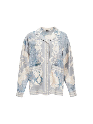 Barocco Sea Print Silk Shirt - 34 - Women > Clothing > Shirts and Blouses > Shirts