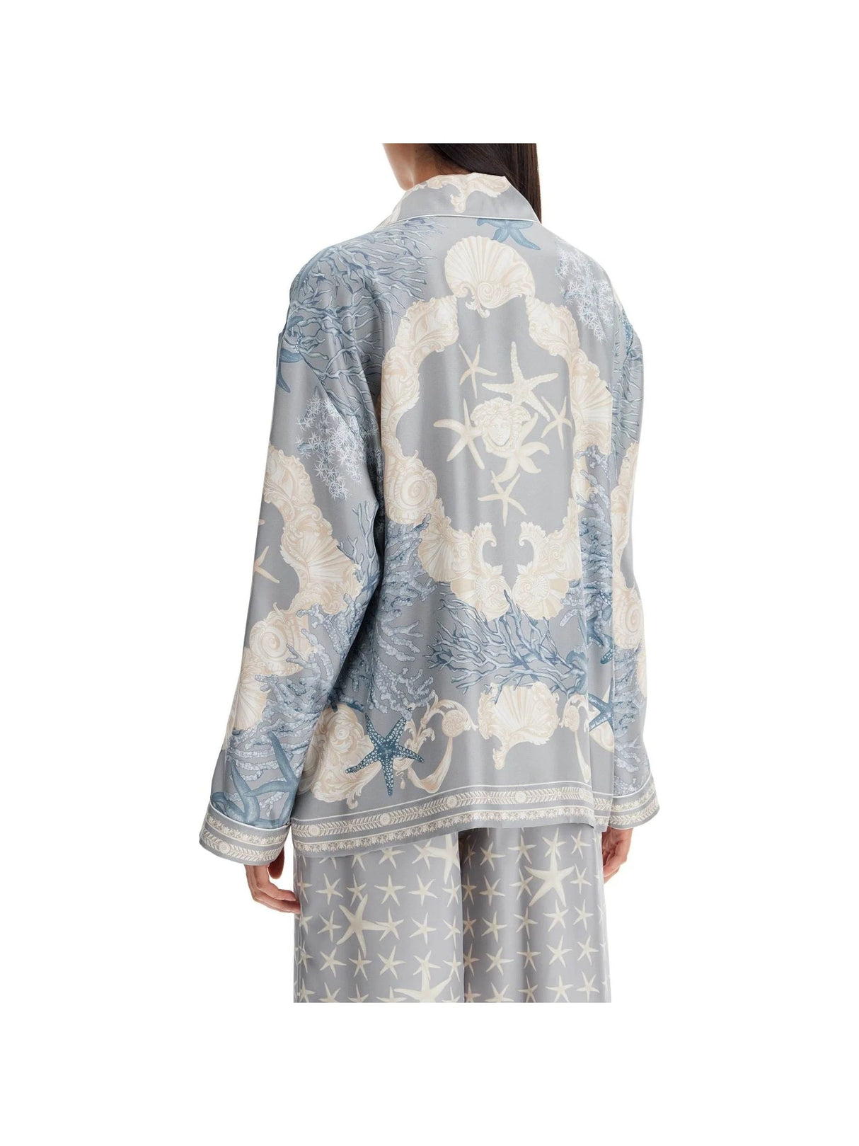 Barocco Sea Print Silk Shirt - Women > Clothing > Shirts and Blouses > Shirts