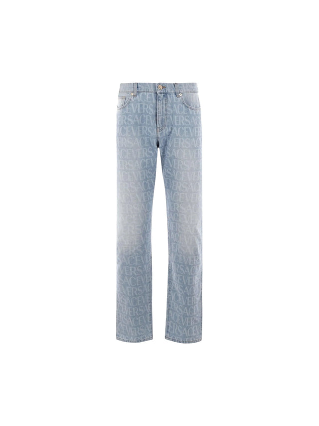 Barocco Silhouette Denim Jeans-VERSACE-JOHN JULIA