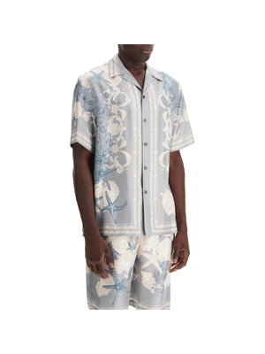 Baroque Printed Silk Bowling Shirt Set For The