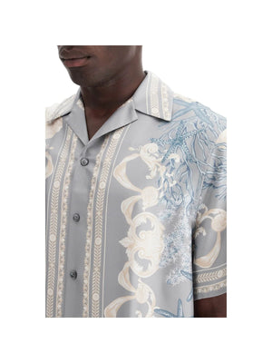 Baroque Printed Silk Bowling Shirt Set For The