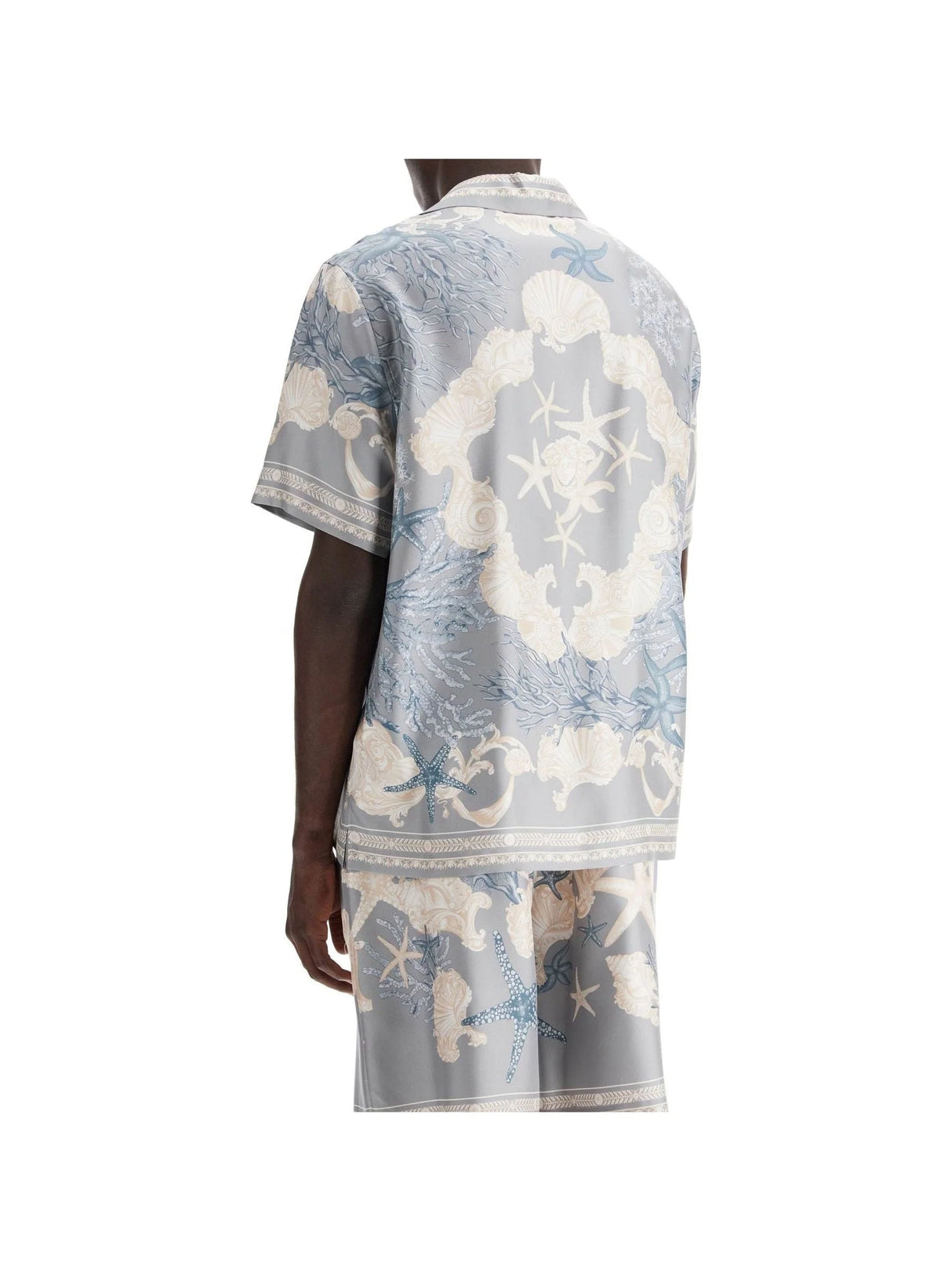 Baroque Printed Silk Bowling Shirt Set For The