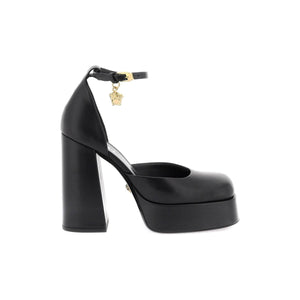 Black 'Medusa Aevitas' Pumps VERSACE JOHN JULIA.