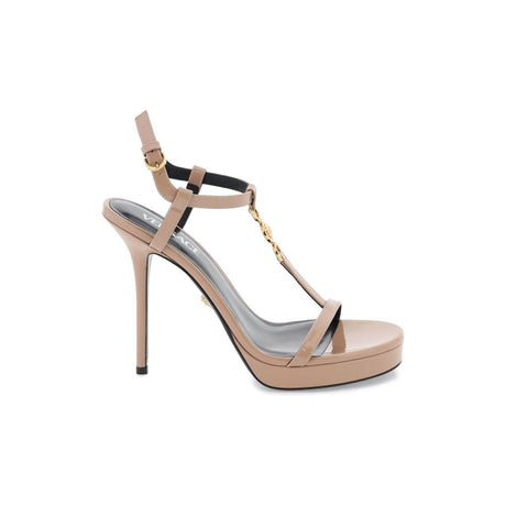 Blush Medusa '95 Patent Leather Sandals VERSACE JOHN JULIA.