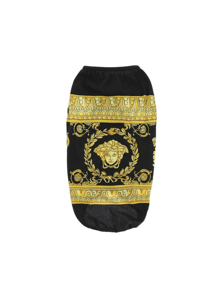 Crete De Fleur' Print Pet T-Shirt VERSACE JOHN JULIA.