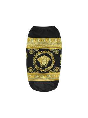 Crete De Fleur' Print Pet T-Shirt VERSACE JOHN JULIA.