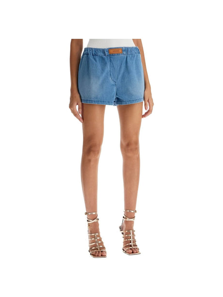 Denim Boxer Shorts - Women > Clothing > Trousers > Shorts and Bermuda shorts