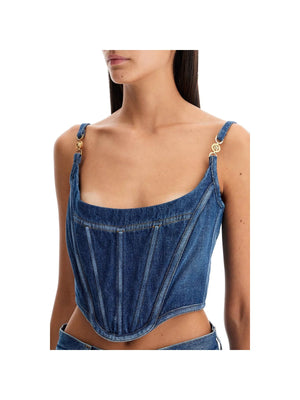 Denim Top Corset - Women > Clothing > Tops and Sweatshirts > Tops