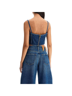 Denim Top Corset - Women > Clothing > Tops and Sweatshirts > Tops