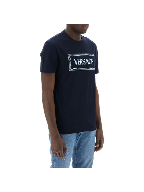 Embroidered Logo T-Shirt VERSACE JOHN JULIA.