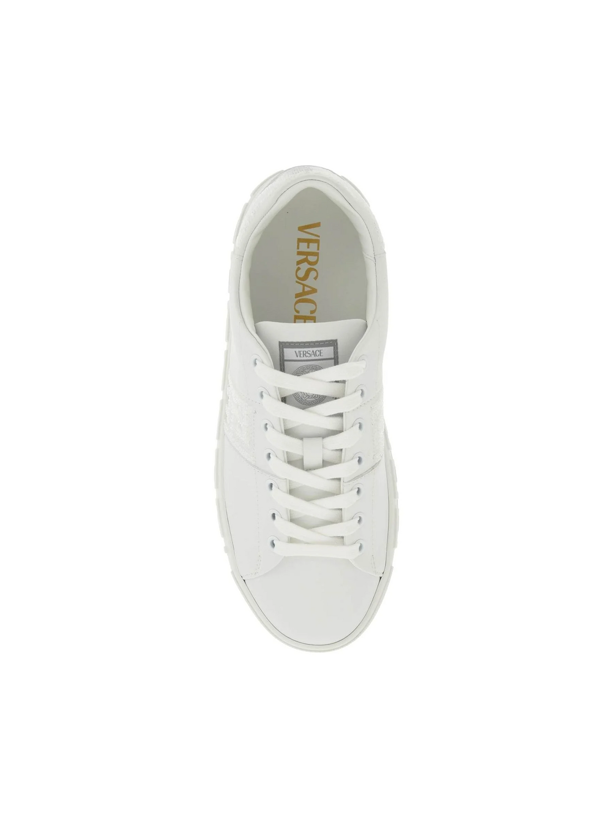 VERSACE-Glitter Greca Sneakers -JOHN JULIA.