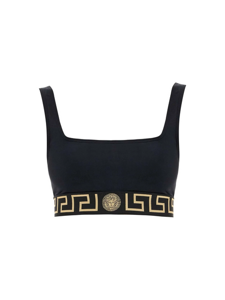 Greca Border Bikini Top.