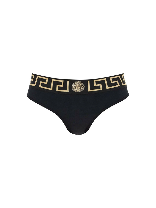 Greca Border ECONYL® Bikini Bottom.