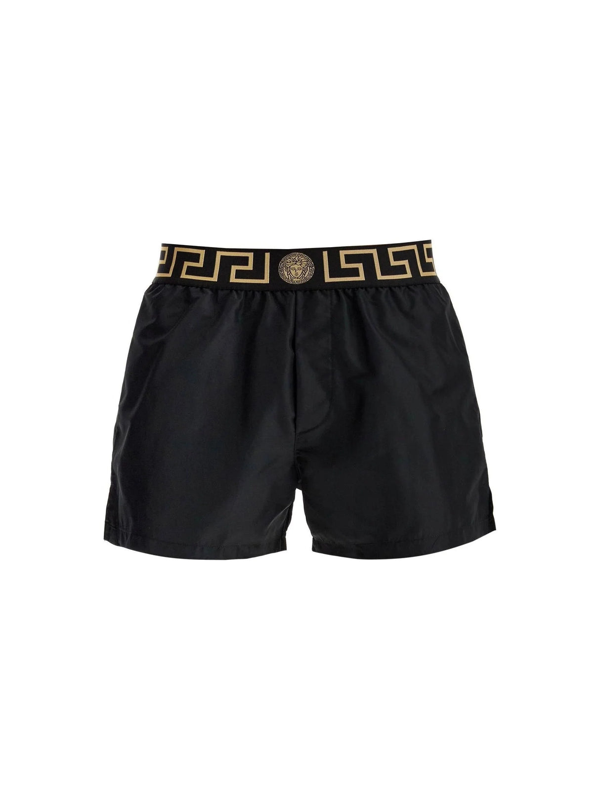 Greca Border Swim Shorts-Versace-JOHN JULIA