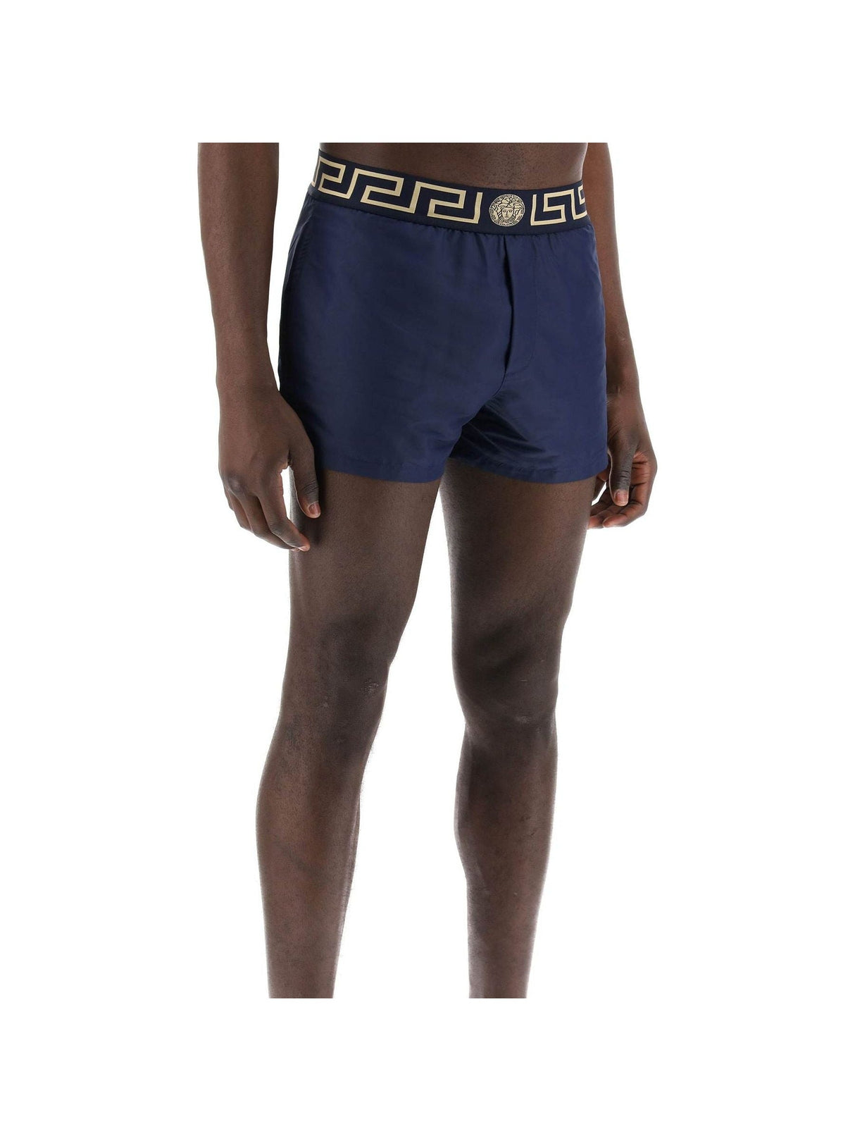 Greca Jacquard Nylon Sea Shorts