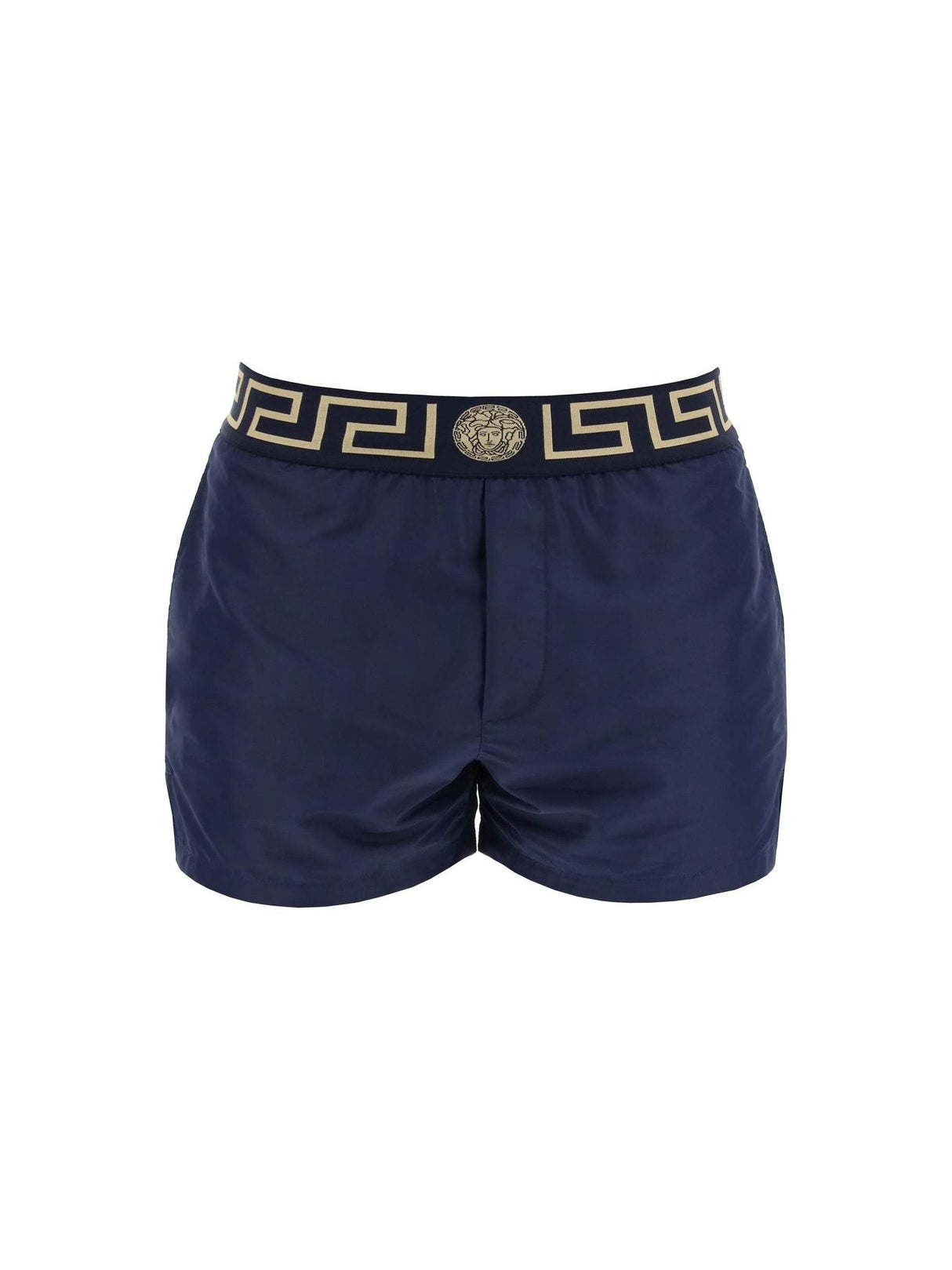 Greca Jacquard Nylon Sea Shorts