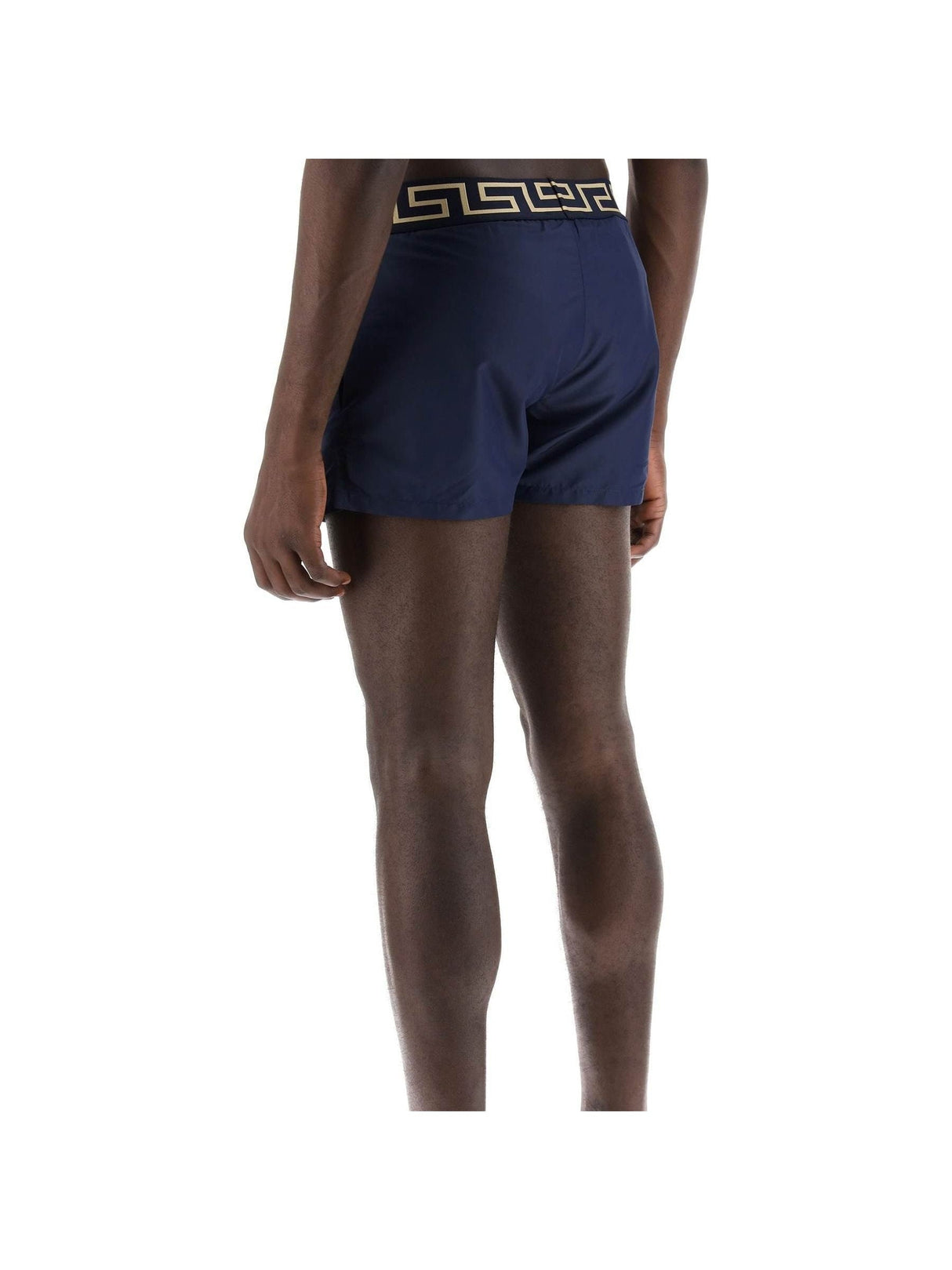 Greca Jacquard Nylon Sea Shorts