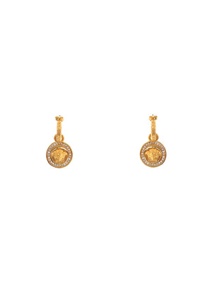 Greek Medusa Earrings With Cr