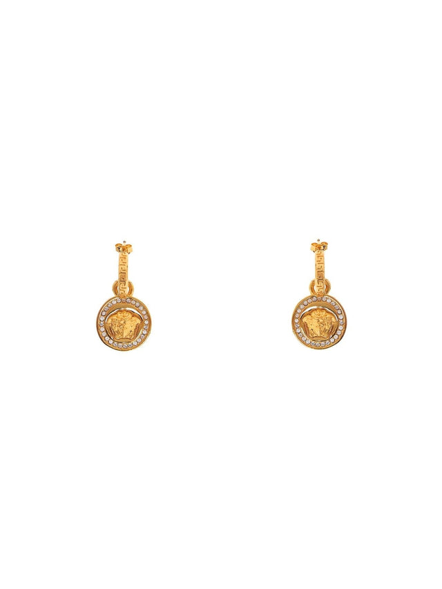 Greek Medusa Earrings With Cr