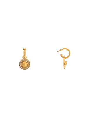 Greek Medusa Earrings With Cr