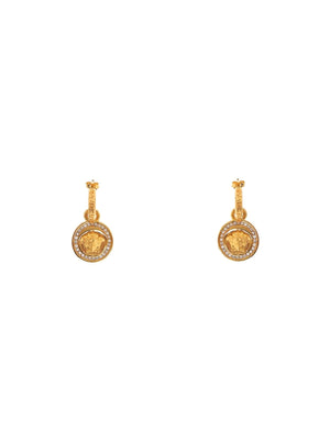 Greek Medusa Earrings With Cr