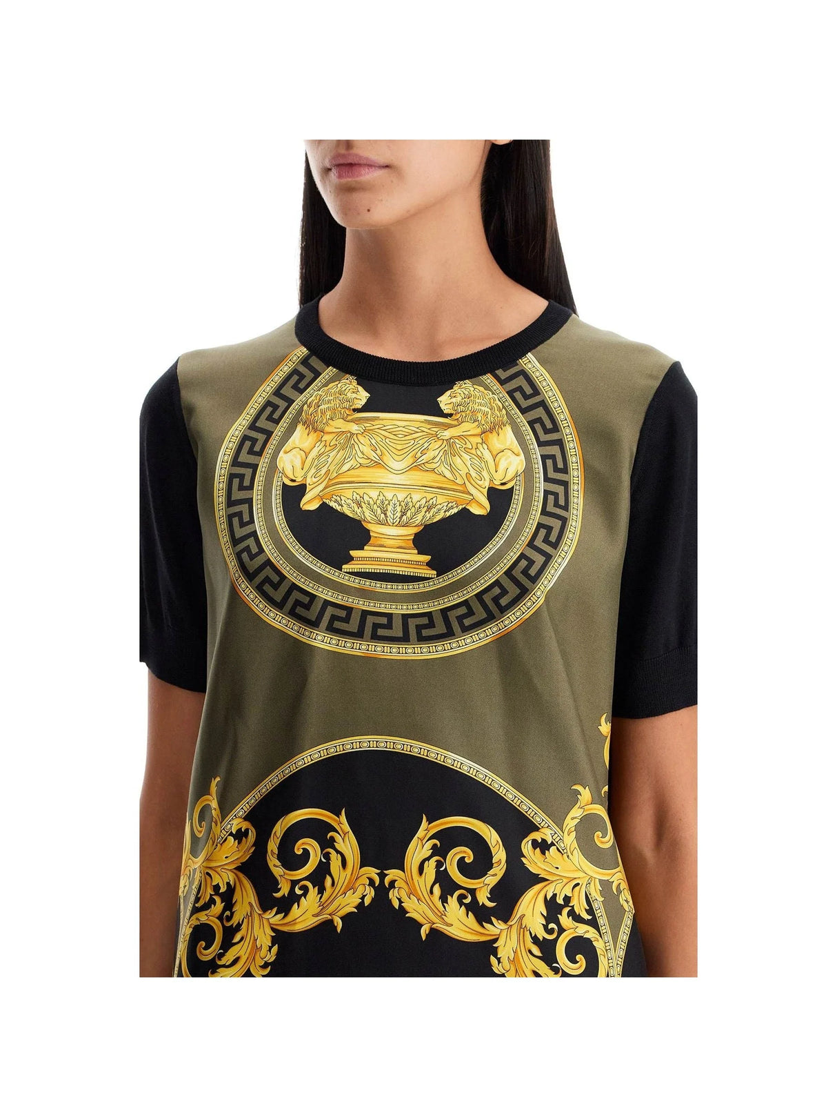 La Coupe des Dieux Paneled Top - Women > Clothing > Tops and Sweatshirts > T-shirts and Polo shirts