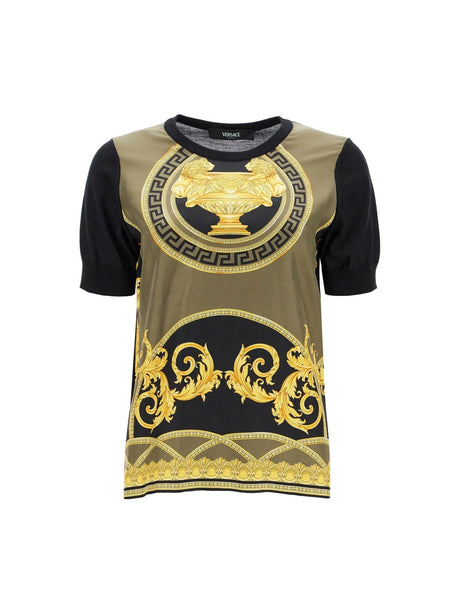 La Coupe des Dieux Paneled Top - Women > Clothing > Tops and Sweatshirts > T-shirts and Polo shirts