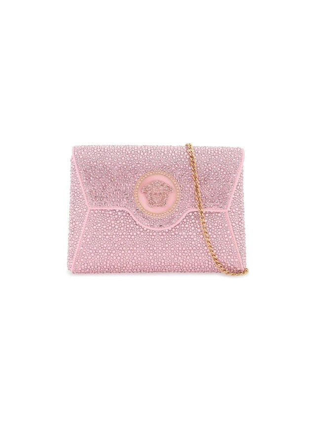 La Medusa Envelope Clutch With Crystals VERSACE JOHN JULIA.