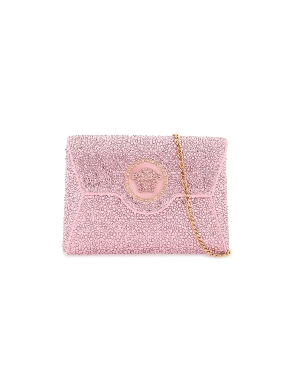 La Medusa Envelope Clutch With Crystals VERSACE JOHN JULIA.