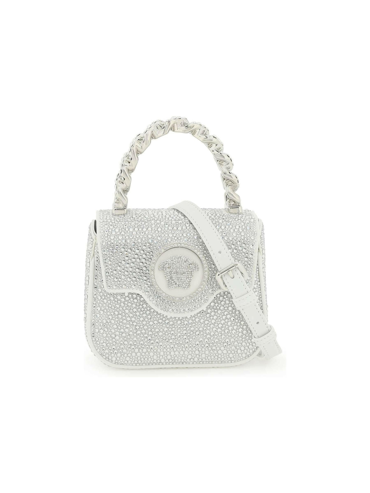 La Medusa Handbag With Crystals VERSACE JOHN JULIA.