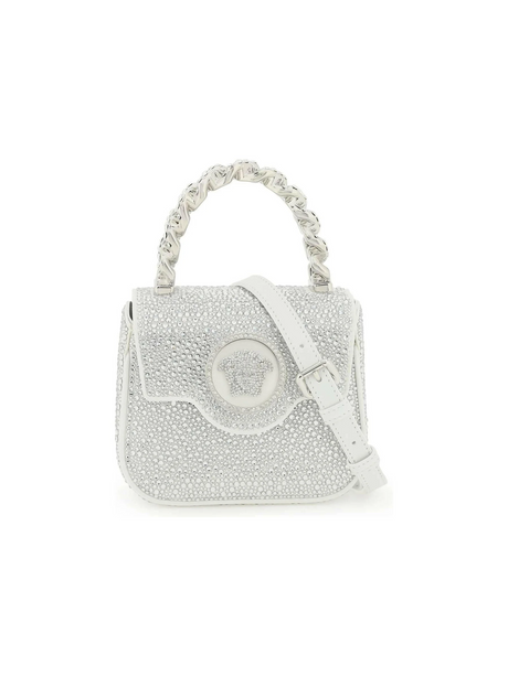 La Medusa Handbag With Crystals VERSACE JOHN JULIA.