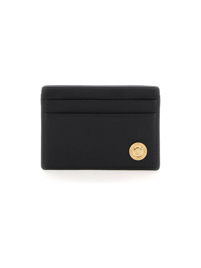 Leather Medusa Cardholder VERSACE JOHN JULIA.