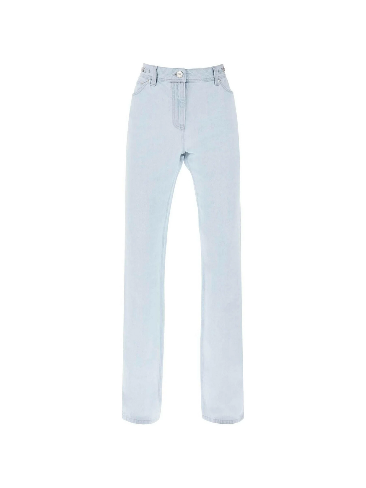 Light Blue Medusa '95 Cotton Jeans VERSACE JOHN JULIA.