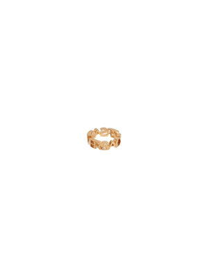 VERSACE-Ring With Logo Design-JOHN JULIA