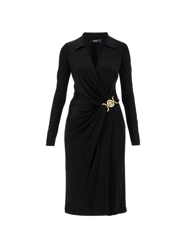 Medusa '95 Long-Sleeve Wrap Dress.