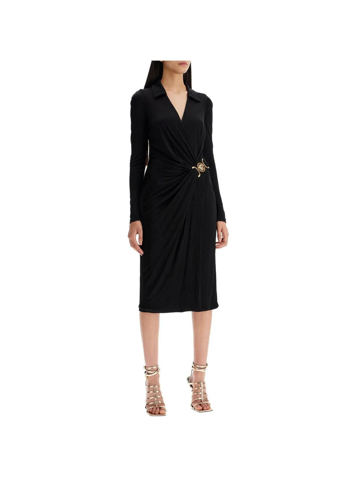 Medusa '95 Long-Sleeve Wrap Dress.