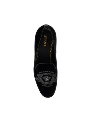 Medusa Milano Velvet Slippers.