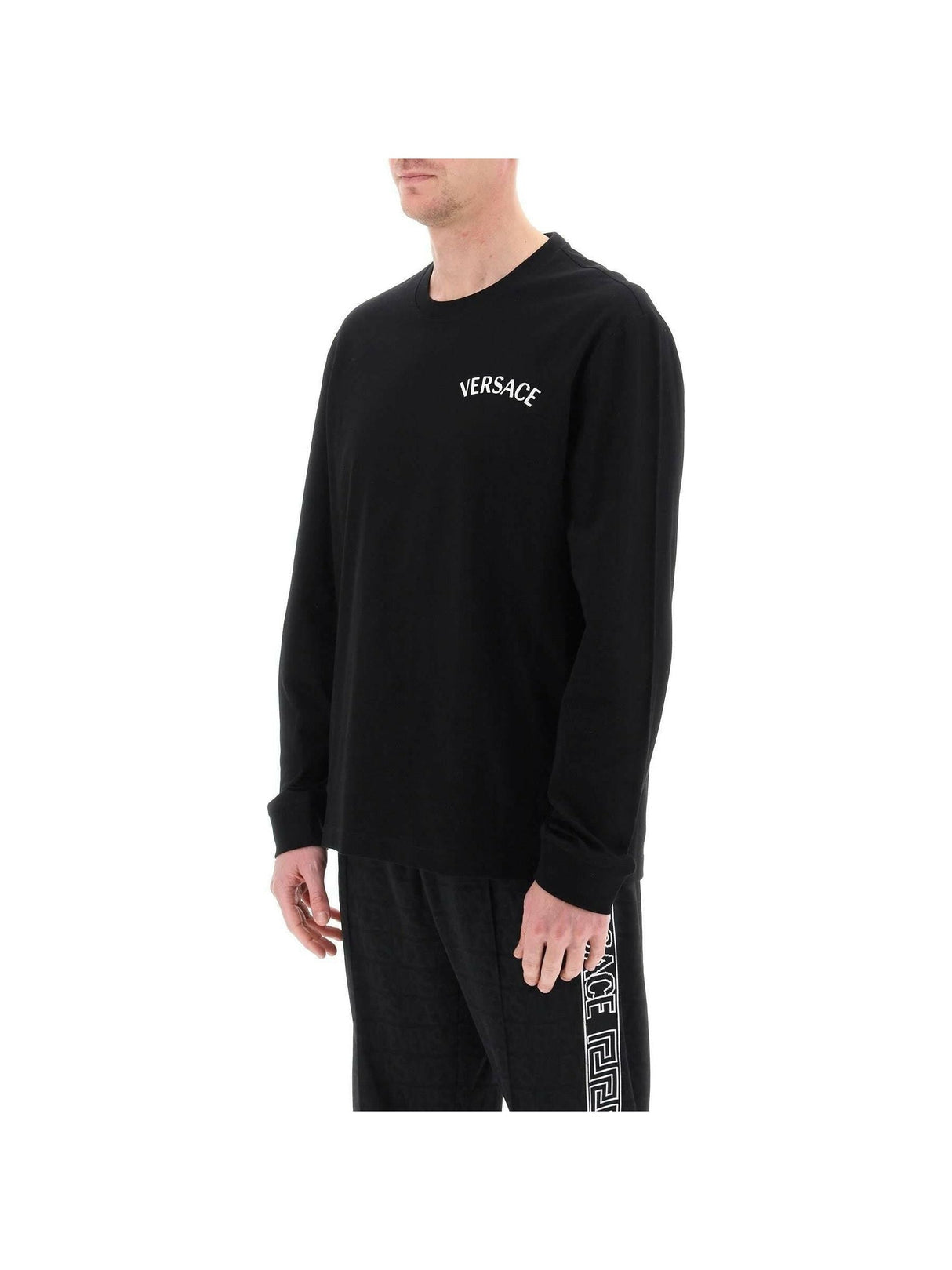 VERSACE-Milano Stamp Long Sleeved T-Shirt-JOHN JULIA