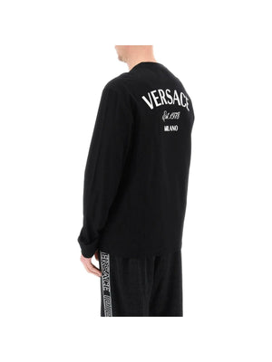 VERSACE-Milano Stamp Long Sleeved T-Shirt-JOHN JULIA